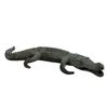 Image 1 : Metal Crocodile Sculpture - 21" long x 8" wide