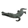 Image 2 : Metal Crocodile Sculpture - 21" long x 8" wide