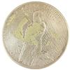 Image 1 : 1926 US Peace Silver Dollar Coin - 90% Silver -  San Francisco Mint - Circulated (some sticker resid