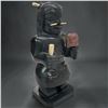 Image 6 : Haida "Shaman" Argillite Figural Carving by Artist  A. White (2.5" x 3" x 7" tall)