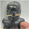 Image 7 : Haida "Shaman" Argillite Figural Carving by Artist  A. White (2.5" x 3" x 7" tall)