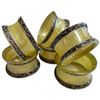 Image 4 : Group of Napkin Rings, Metal Owl Bookend and Silver Plated Sauce Boat