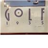 Image 2 : 1988 Signed & Numbered Michael Cassidy Framed Serigraph Print "Golf 1935" - #1/500 (frame dimensions
