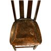 Image 3 : Craftsman Mission Oak Side Chair with Leather Seat