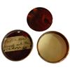 Image 3 : Antique Keepsake Box with Miniature Portrait of a Lady on Ivorine - Georgian or Regency - Round lidd