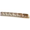 Image 3 : Carved Row of 7 Elephants in Stone - 8" long x 1" tall