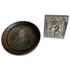 Image 1 : Orthodox 20th Century Silver Clad Byzantine Picture and Portrait of St. Peter the Penitent (framed S