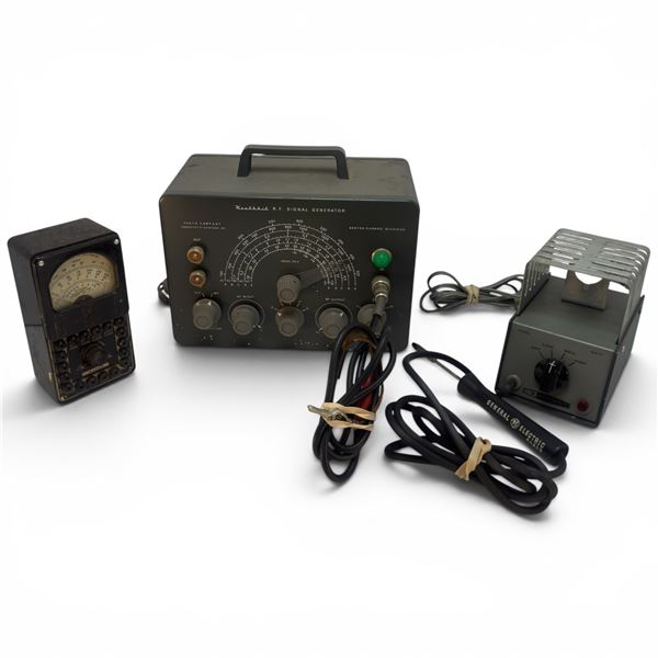 Supreme Model 542 Multimeter, Heathkit GH-17 Soldering Iron & Heathkit RF Signal Generator
