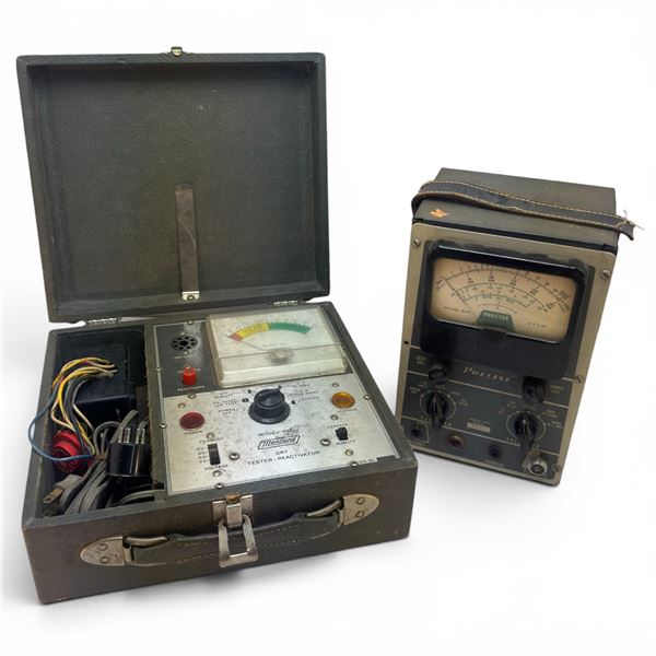 Precise Model 909 Vacuum Voltmeter Tester & Mercury CRT Tester Reactivator