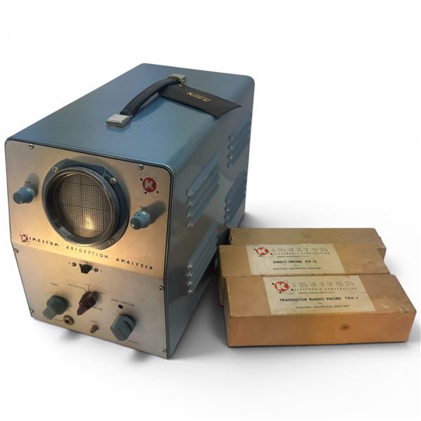Kingston Absortion Analyzer Model 7S5 with TRP-1 Transistor Radio Probe & DP-2 Direct Probe