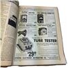Image 3 : 1947/1948/1949 Collection of Radio News Magazine Bound in Handmade Cardboard Covers