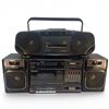 Image 1 : Sony CFS-1000 Boombox Cassette Player & Citizen JTR-1820 Digital Radio