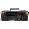 Image 2 : Sony CFS-1000 Boombox Cassette Player & Citizen JTR-1820 Digital Radio