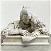 Image 2 : Signed Italian Marble Sculpture "Amorevole Aiuto" by P. Piraino, Rome Circa 1900 24x21x21"