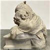 Image 4 : Signed Italian Marble Sculpture "Amorevole Aiuto" by P. Piraino, Rome Circa 1900 24x21x21"