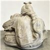 Image 6 : Signed Italian Marble Sculpture "Amorevole Aiuto" by P. Piraino, Rome Circa 1900 24x21x21"