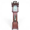 Image 1 : 19th Century Mahogany Tall Case Grandfather Clock Painted Moon Face Dial