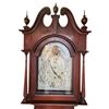 Image 4 : 19th Century Mahogany Tall Case Grandfather Clock Painted Moon Face Dial