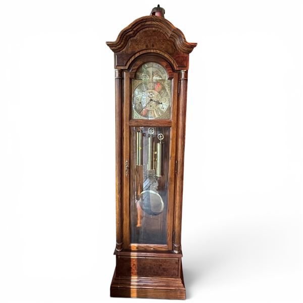 Howard Miller Grandfather Clock with Brass Moon Phase Face