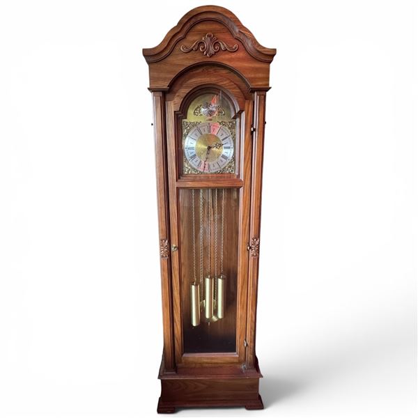 Steinbring Tempus Fugit Grandfather Clock Brass Face