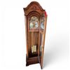 Image 4 : Steinbring Tempus Fugit Grandfather Clock Brass Face