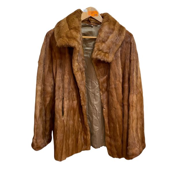 1970s Brown Mink Fur Jacket