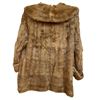 Image 3 : Ladies Vintage Brown Fur Coat with Wide Cuffs