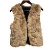Image 1 : Vintage Beige  Rabbit Fur Vest