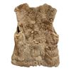 Image 2 : Vintage Beige  Rabbit Fur Vest