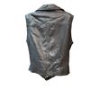 Image 6 : 2 Black Leather Vests - 1 is labelled LADC