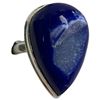 Image 2 : 4 New Rings * all stamped .925 * (Blue Druzy, Lapis, Moonstone, & Agate) Longest ring  is 28 mm * To