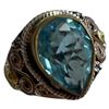 Image 2 : 4 New Rings * all stamped .925 * (Combinations of Faceted Crystals with Marcasite, or Moonstone) Lon