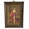 Image 1 : Antique Oil Painting on Board - Reproduction of "The Penitent Magdalene" - Common Theme in 17th Cent