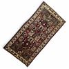 Image 1 : 100% Hand Knotted Rug Made in Iran 125x63" Bakhtiyar Region Natural Colour Sheepwool W Bird Pattern