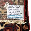 Image 5 : 100% Hand Knotted Rug Made in Iran 125x63" Bakhtiyar Region Natural Colour Sheepwool W Bird Pattern