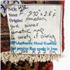Image 4 : 100% Hand Knotted Rug Made in Iran 9'10"x2'6" Hamedan Region Runner Geometric Map