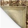 Image 4 : French Style Design Central Medallion W Floral Border Beige  Area Rug 69x47"