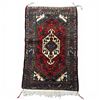 Image 2 : 100% Hand Knotted Rug Made in Iran 4'x2"x2'11" Zanjan Region Fluffy Carpet Geometric Map