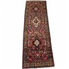 Image 1 : 100% Hand Knotted Rug Made in Iran 10'11"x3'7" Gharajeh Region Geometric Sheep Wool Natural Dye