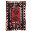 Image 1 : 100% Hand Knotted Rug Made in Iran 4'x2'8" Fluffy Shiraz Region Rug/Mat