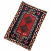 Image 2 : 100% Hand Knotted Rug Made in Iran 4'x2'8" Fluffy Shiraz Region Rug/Mat