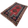 Image 3 : 100% Hand Knotted Rug Made in Iran 4'x2'8" Fluffy Shiraz Region Rug/Mat