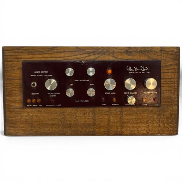 John Boulton Signature System Master Control Panel Only