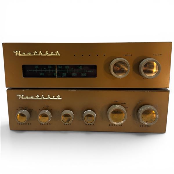 Heathkit Model BC-1A Tuner & WA-P2 Pre-Amplifier Vacuum Tube Audio Components