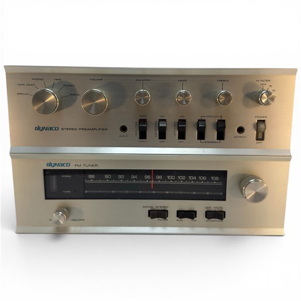 Dynaco PAT-4 Preamp & Dynaco FM-5 Tuner Stereo Components