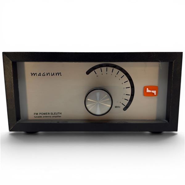 Magnum FM Power Sleuth Turntable Antenna Amplifier Model 85FM