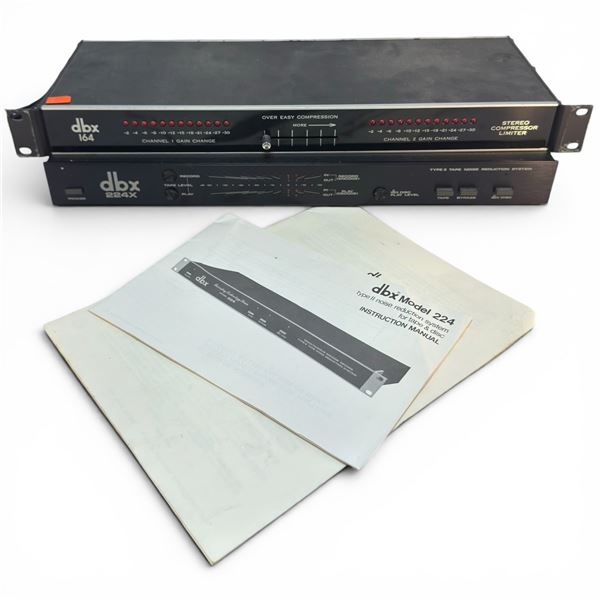 Dbx 164 Compressor Limiter & Dbx 224x Noise Reduction System