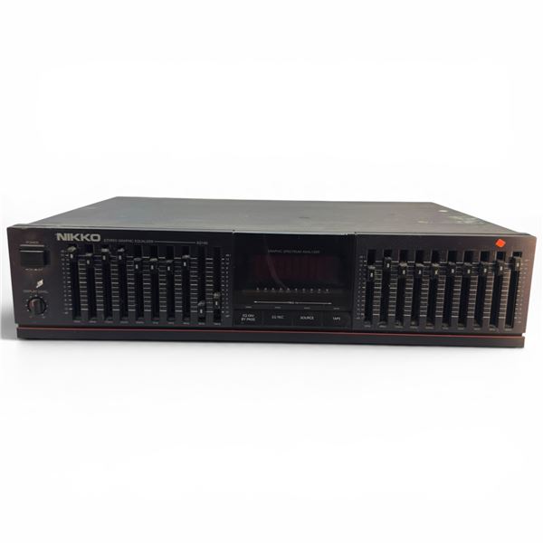 Nikko EQ1000 Stereo Graphic Equalizer 10-Band Vintage Japan