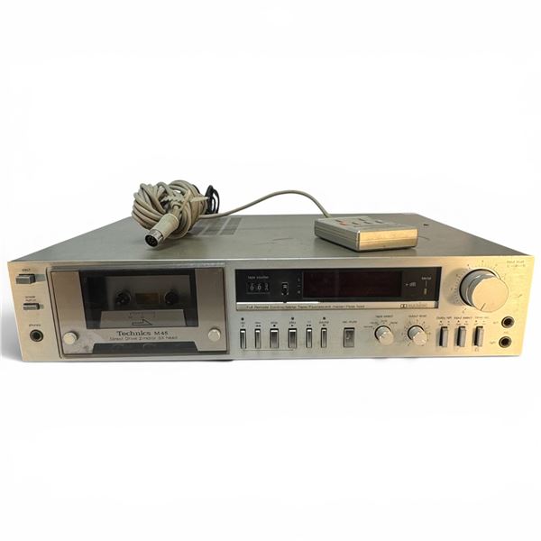 Technics M45 Stereo Cassette Deck with Remote Control RP-9645