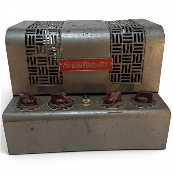 SoundMaster PA Amplifier Model 086 Vintage Audio Equipment